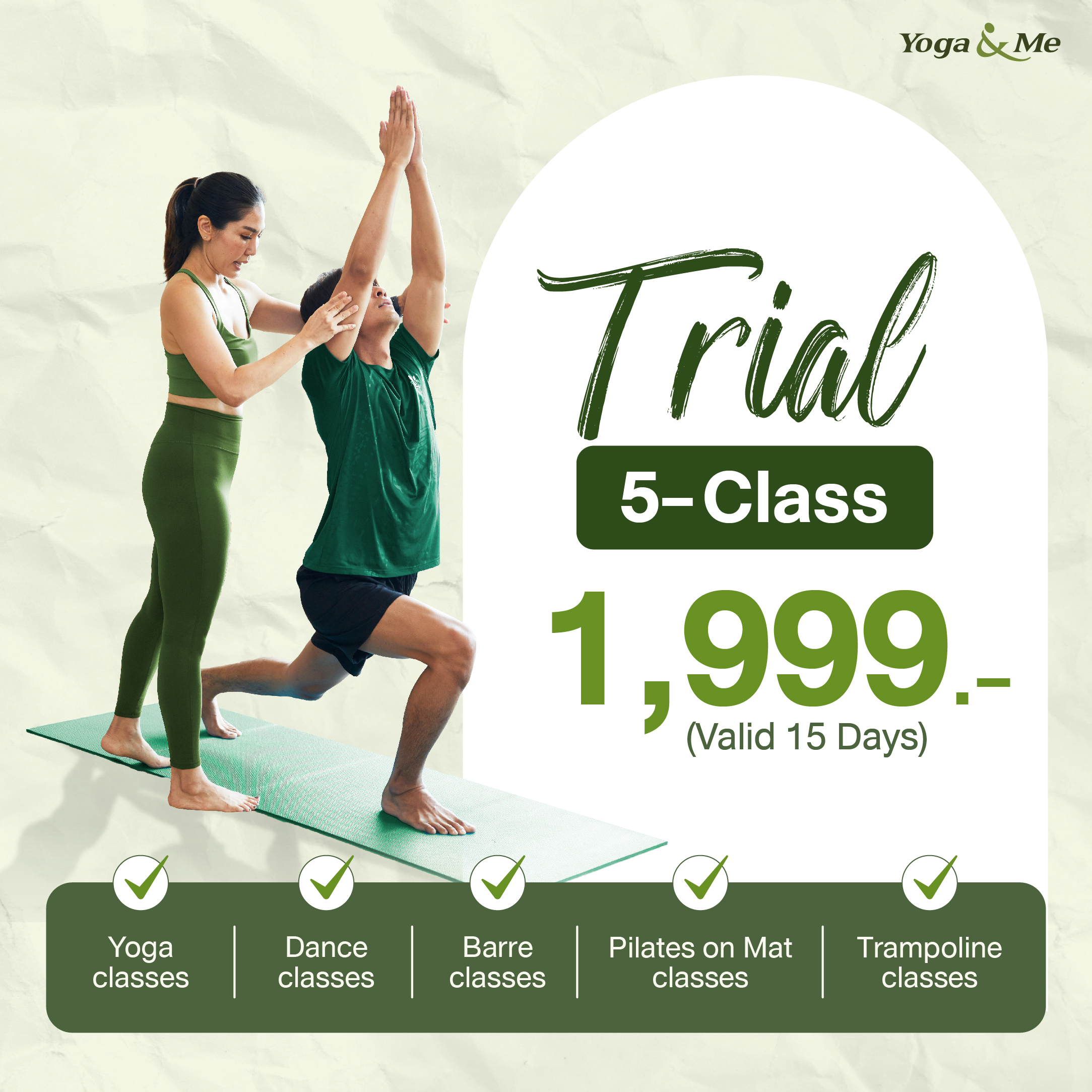 Yoga & Me Studio Trial